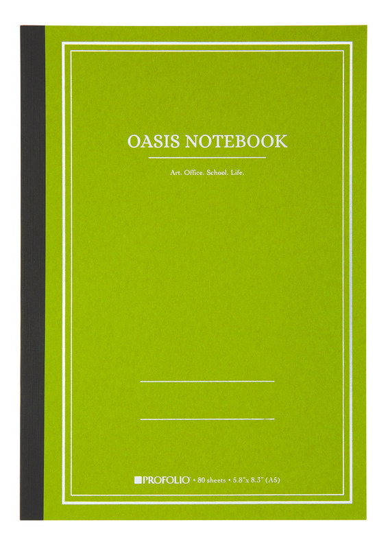 Oasis A5 Notebook- 80 Sheets 6" X 8"