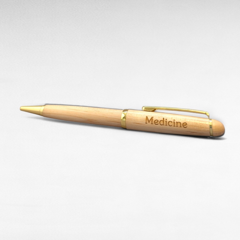 Dalhousie U Medicine Wood Pen