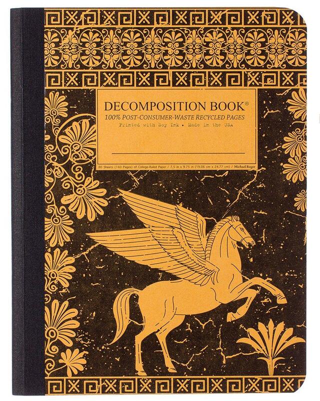 Notebook, Decomposition Pegasus Bound Lined 9.75X7.5"