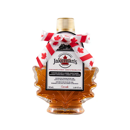 Syrup, Jakeman's Maple Leaf Bottle 50ml