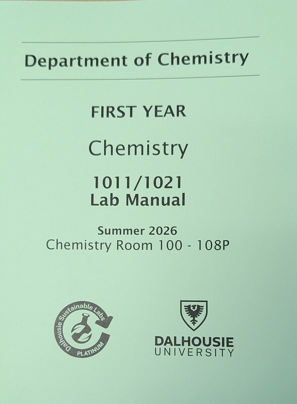 Chem 1011/1021 Lab Manual May