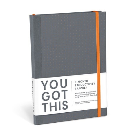 Knock Knock You Got This 6-month Productivity Tracker Journal