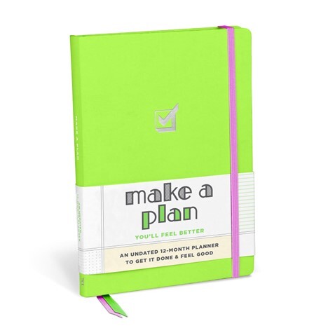 Knock Knock Make A Plan Undated 12-month Planner