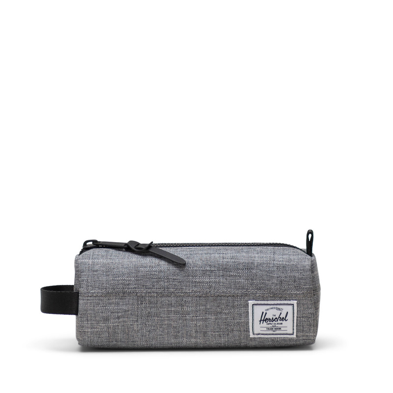 Herschel Settlement Raven Crosshatch Grey Pencil Case