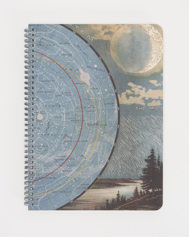 Cognitive Surplus Eclipse A5 Spiral Liined Notebook 160 Pgs