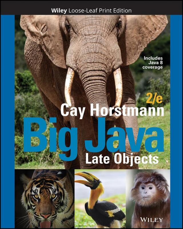 Big Java: Late Objects