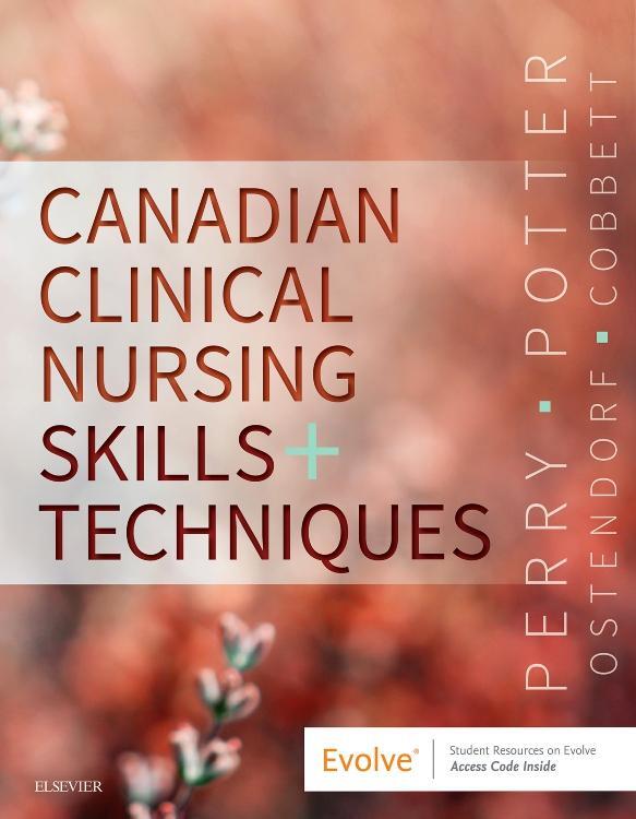 Canadian Clinical Nursing Skills And Techniques