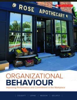 Organizational Behaviour 5ce With Connect