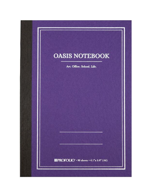 Oasis A6 Notebook- 80 Sheets 4" X 6"
