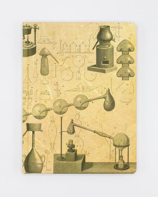 Cognitive Surplus Chemistry Hardcover Lined/Grid Notebook